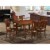 MLDU7-MAH-LC 7 Pc Kitchen nook Dining set-Kitchen Table and 6 Dining Chairs Perspective: back