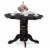NIKE5-WHI-W 5 PcTable and Chairs set for 4-Table and 4 Dining Chairs Perspective: back
