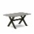 5Pc Rectangle 60 Inch Table & Four Parson Chair ,Color Eggnog Perspective: back