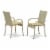 OSGU5-03A 5Pc Outdoor-Furniture Natural Color Wicker Dining Set Perspective: back