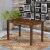 East West Furniture Yarmouth Rectangular Wood Dining Table in Natural Perspective: back