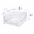 Sterilite 16 Qt Single Box Modular Stacking Storage Drawer Container (24 Pack) Perspective: back