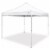 Caravan Canopy Pro 2 10 x 10 Foot Straight Leg Instant Canopy, White (3 Pack) Perspective: back