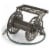Liberty Garden Model 704 Decorative Outdoor Garden Water Hose Reels (2 Pack) Perspective: back