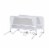 KidCo Mesh and Steel Double Pack Telescopic Child Bed Rail Guard, White (2 Sets) Perspective: back