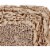 Shaggy Border Collection 20  x 60  Rectangle in Beige Perspective: back