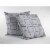 Flower Box Suede Blown And Closed Pillow White Perspective: back