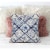 Fall Patch Snowflowers Throw Fabric Pillow in Gold Cream Peach 20x20 Perspective: back