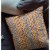 Loyalty And Love Suede Zippered Pillow W Insert In Brown And Yellow Perspective: back