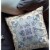 Rose Box Broadcloth Indoor Outdoor Blown And Closed Pillow In Off White Blue Perspective: back
