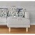 Watercolor Lilac Bulb Broadcloth Blown And Closed Pillow In Green Gray Perspective: back