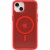 OtterBox iPhone 13 Symmetry Series+ Clear Antimicrobial Case for MagSafe - In The Red Perspective: back