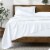 Bare Home 22 Inch Deep Pocket Microfiber Sheet Set - White, King Perspective: back