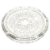 PopSockets Clear Glitter PopGrip - Silver Perspective: back