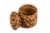 Core Home Small Rattan Canister Perspective: back