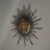 Copper and Gold Tone 16 Inch Diameter Metal Sun Wall Plaque Perspective: back