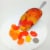 Gummy Pumpkins 5 Pound Package 300 pieces of candy | Jack O Lantern Fall Autumn Candies Perspective: back