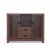 ACME Dubbs Storage Wood Console Table with 2 Doors in Walnut Perspective: back