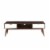 ACME Christa 2-Drawer Wooden TV Stand in Espresso and White Perspective: back