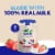 GoGo squeeZ® yogurtZ Strawberry Low Fat Yogurt Pouches Variety Pack Perspective: back