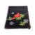 Christmas Black Table Runner W/Cardinal Cotton Embroidered Snowflakes 53127D Perspective: back