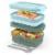 Ello® Plastic Lunch Stack Perspective: back