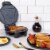 Uncanny Brands Darth Vader Waffle Maker- The Sith Lord On Your Waffles- Waffle Iron Perspective: back