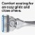 Schick Hydro Dry Skin 5-Blade Razor for Men + 3 Refills with Comfort Coating + Two Hour Moisturizing Perspective: back