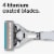 Schick® Quattro® Titanium Razor Refills Perspective: back