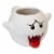 Super Mario Bros White Boo Molded Coffee Mug | 20 oz Perspective: back