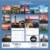 Turner Acquisitions 2025 Lighthouses Wall Calendar Perspective: back