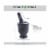 HealthSmart 4 Inch Wide 3.5 Inch Deep Black Marble Mortar and Pestle Perspective: back