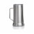 22 Ounce Beer Mug with Lid and Handle, Stainless Steel, Vacuum Insulated Stein Perspective: back