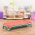Deluxe Heavy-Duty Standard 52 L Stackable Daycare Cot w/Easy Lift Corners Pack of 4 Perspective: back