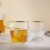 Gilded Glass Tumbler Set TwineÂ® Perspective: back