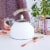 Pinky Up Presley Light Blue Tea Kettle Perspective: back
