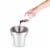 True Fabrications 5216-bulk Savor Stainless Steel Spittoon Perspective: back