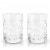 Gem Crystal Tumblers by Viski® Perspective: back