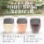True Fabrications Wine Freeze Cooling Cup Grey Perspective: back