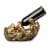 Antiqued Bronze Lion Wine Bottle Holder by True Perspective: back