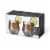 Viski 9568 Smoke Deco Cocktail Glasses - Set of 2 Perspective: back