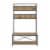 72  Industrial Metal and Wood Hall Tree - Barnwood Perspective: back