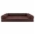 FurHaven Quilted Full Support Sofa Dog Bed|Jumbo, Coffee Perspective: back