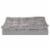 FurHaven Minky Faux Fur & Suede Pillow-Top Orthopedic Dog Bed - Titanium Gray / Medium Perspective: back