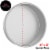 8  x 3  Round Aluminum Cake Pan by Last Confection Perspective: back