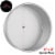 9  x 3  Round Aluminum Cake Pan by Last Confection Perspective: back