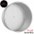 7  x 4  Round Aluminum Cake Pan by Last Confection Perspective: back