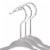 50 Gray Velvet 11 Baby Hangers by Casafield Perspective: back