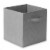 (Set of 6) Collapsible Fabric Cubes, 11 Storage Bins - Gray Perspective: back