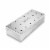 Stainless Steel BBQ Smoker Box with Hinged Lid for Wood Chips Perspective: back